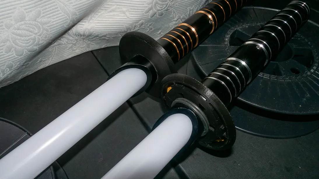 Tiêu đề Lightsaber Tsuba Tóm tắt Tsubas cho chuôi kiếm ánh sáng