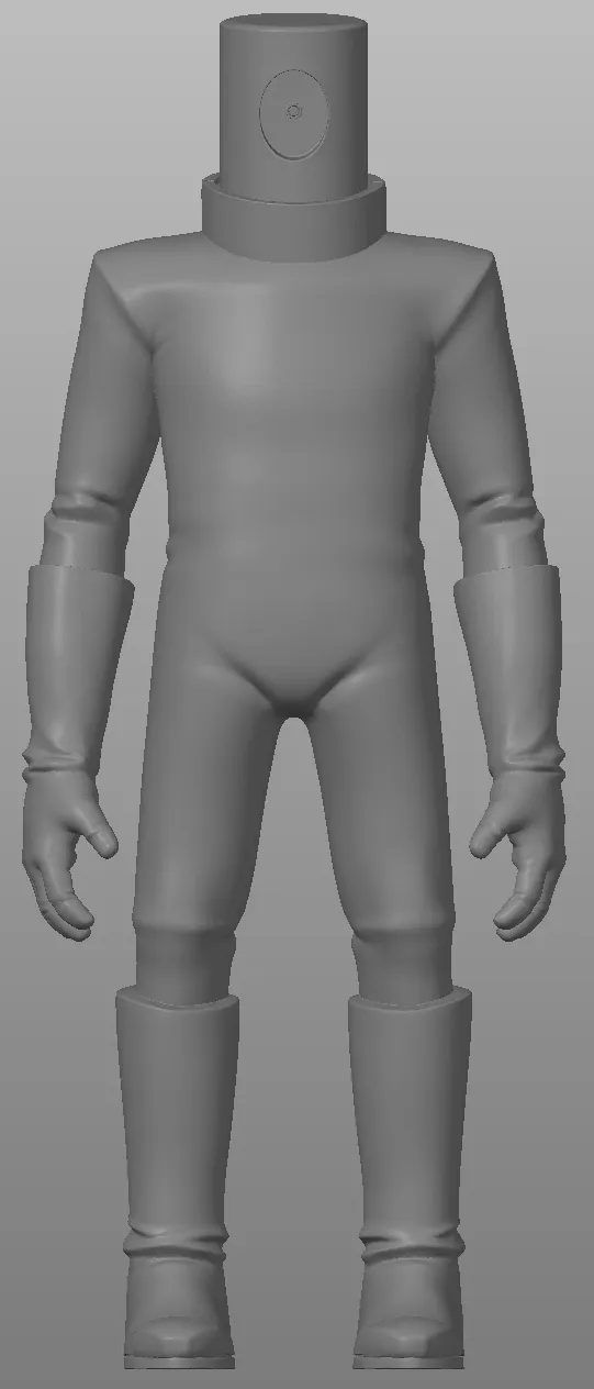 Robot Cyclops Đen Khổng Lồ (In XL) - Cao 80cm