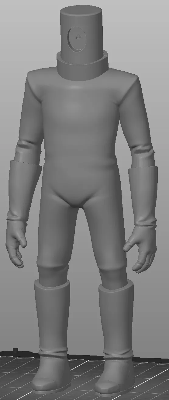 Robot Cyclops Đen Khổng Lồ (In XL) - Cao 80cm