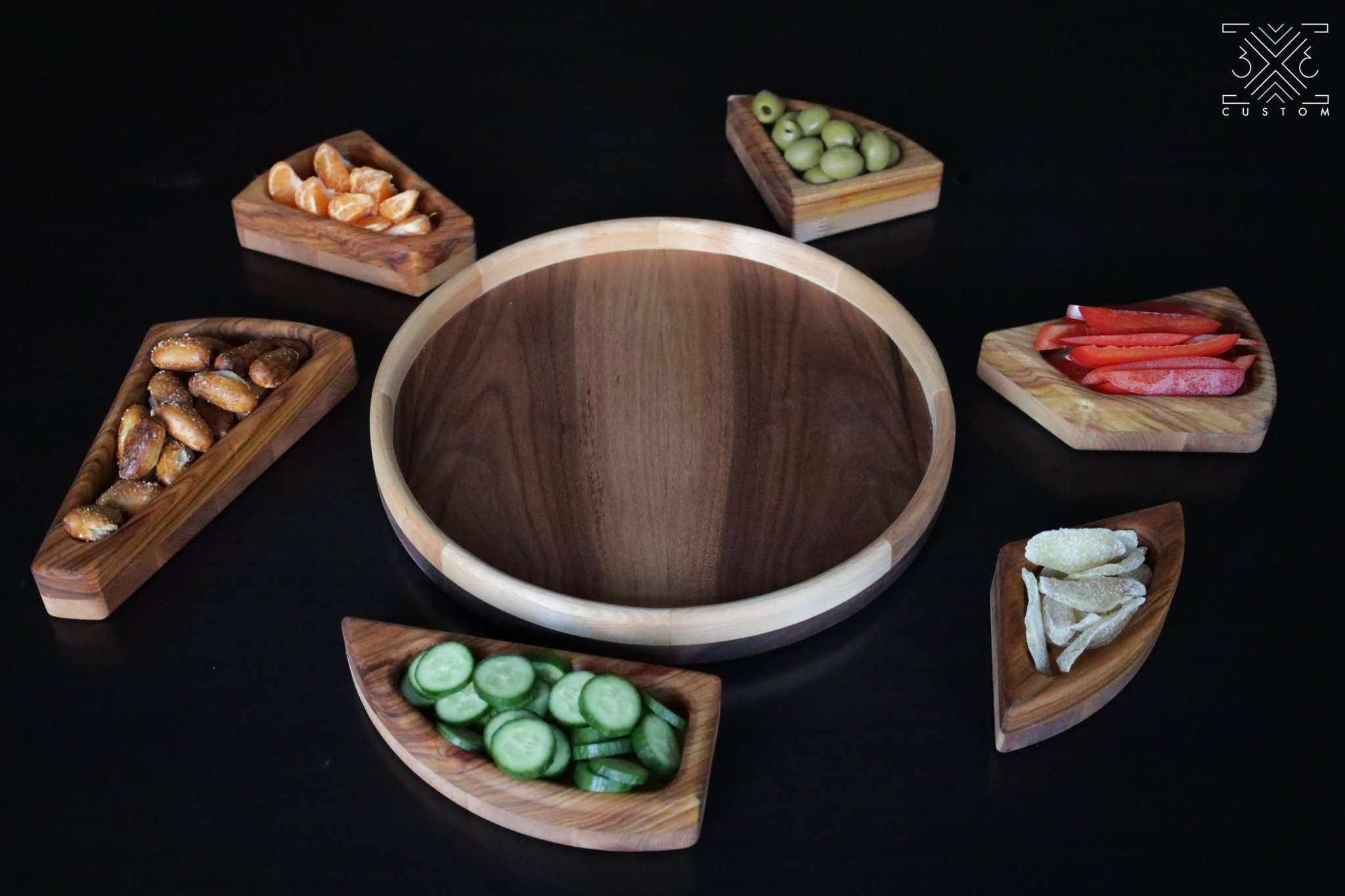 Templates for GEOMETRIC PUZZLE SERVING TRAY