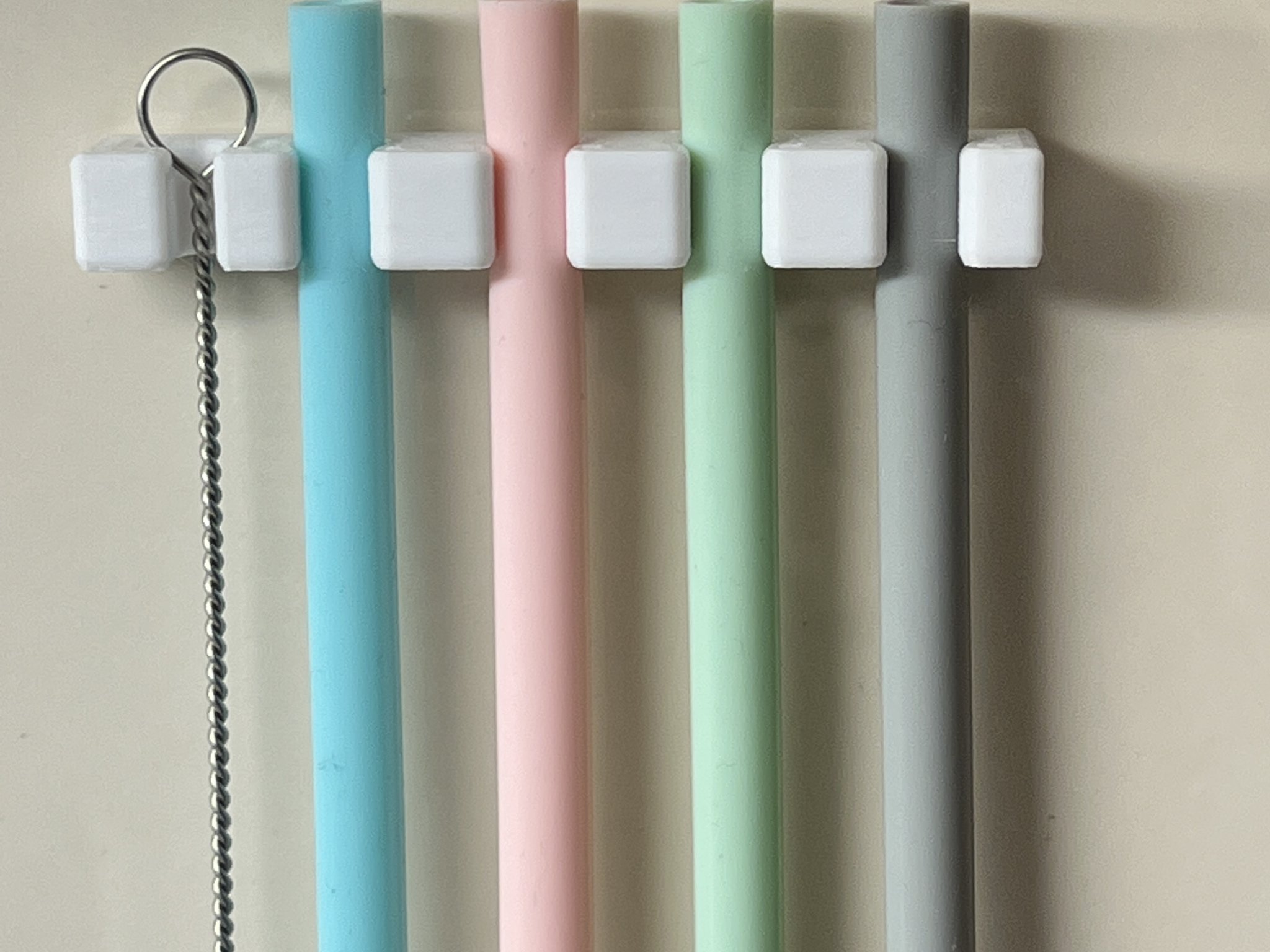 Giá phơi ống hút bằng silicone