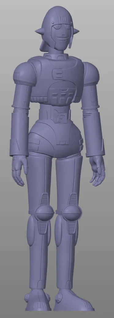 75cm Grag Figure (Captain Future) (XL Color Print)