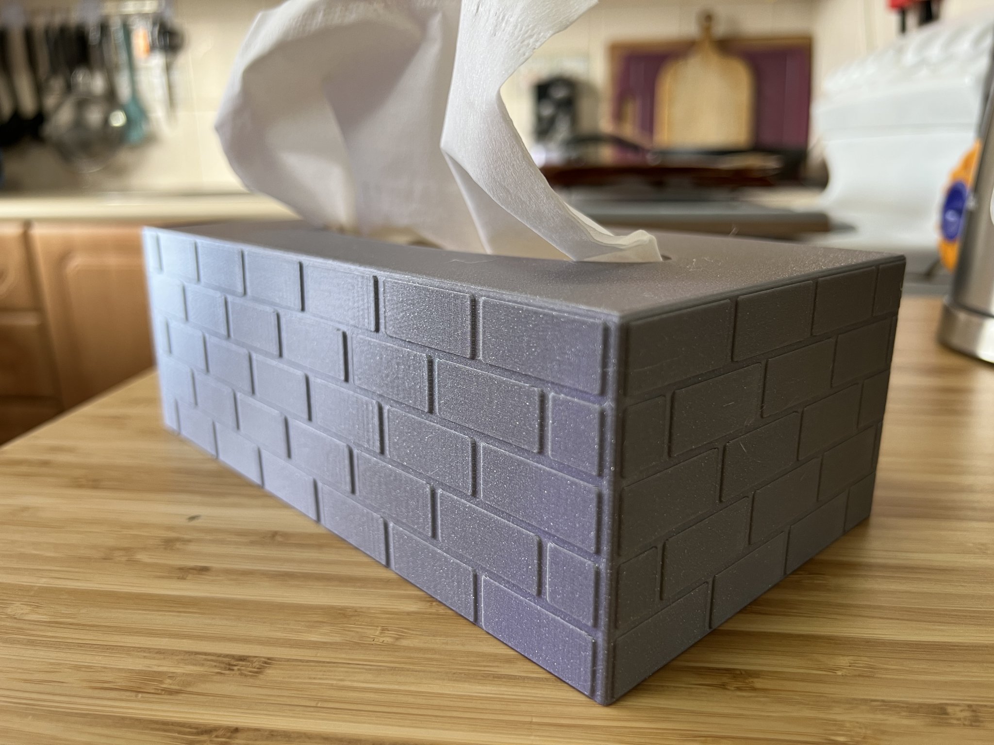 Tiêu đề Bìa hộp khăn giấy có họa tiết gạch Tóm tắt Vỏ h