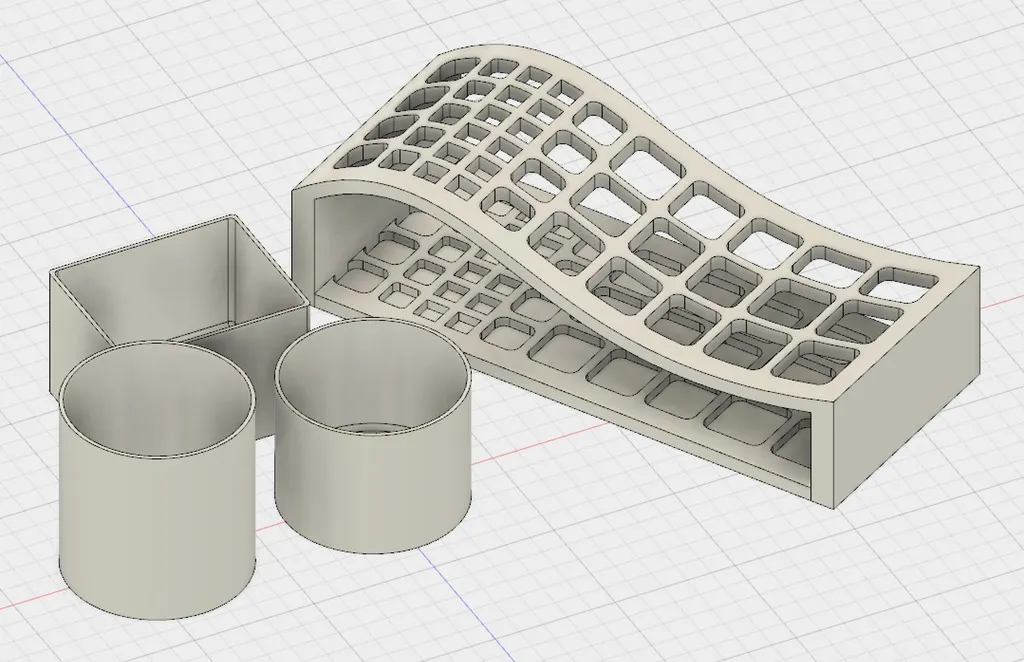 Make-Up Assortment Bridge/Boxes/Cups