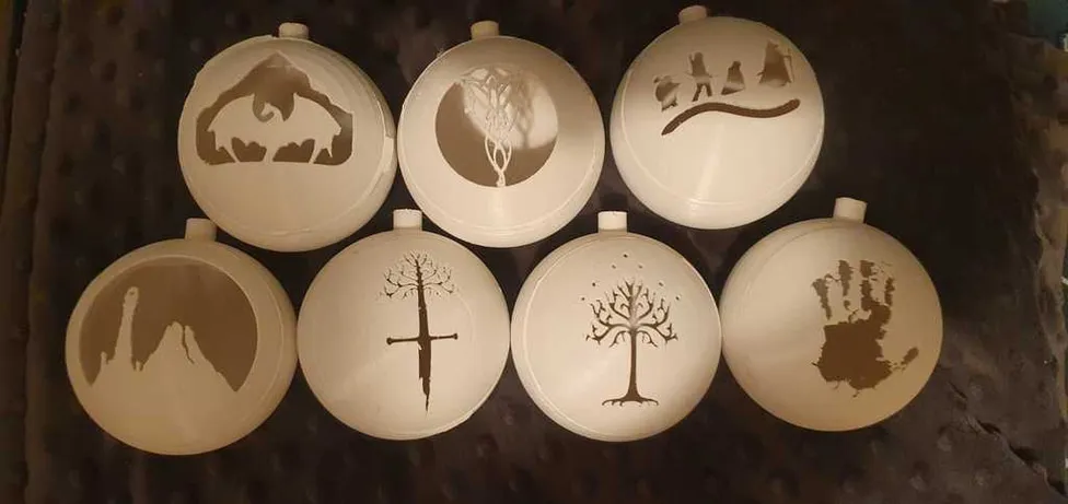 Tiêu đề Chúa tể của chiếc nhẫn Đồ trang trí Giáng sinh Tóm