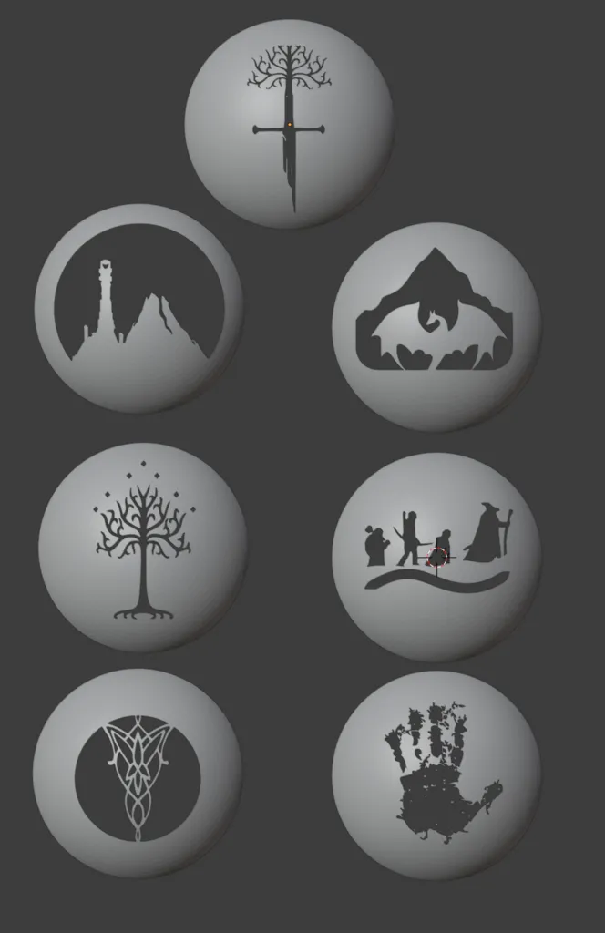 Tiêu đề Chúa tể của chiếc nhẫn Đồ trang trí Giáng sinh Tóm