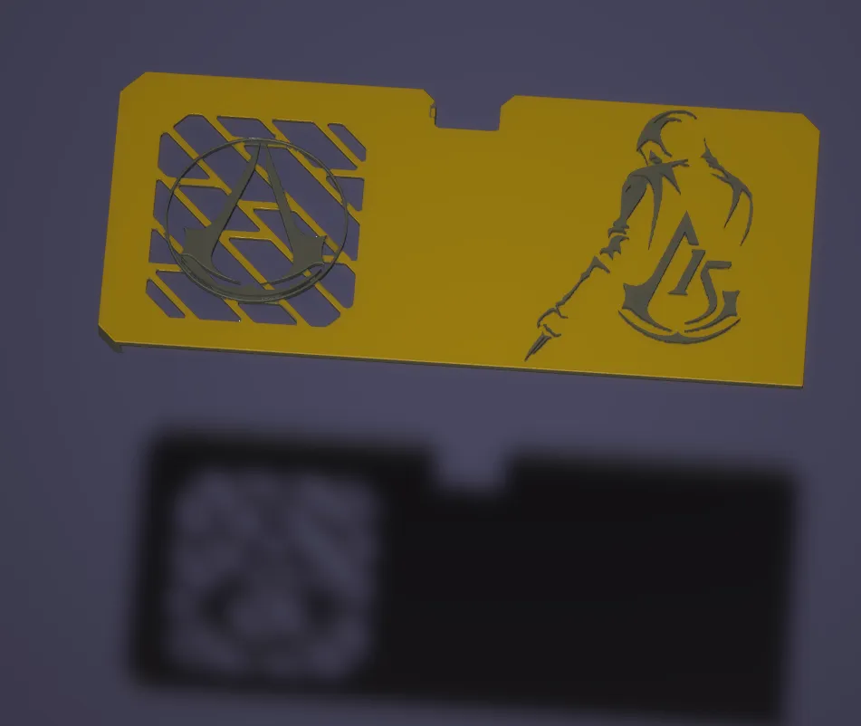 Tiêu đề Frontplate Backplate RTX 40xx Dual - Assassins Creed Design AC15