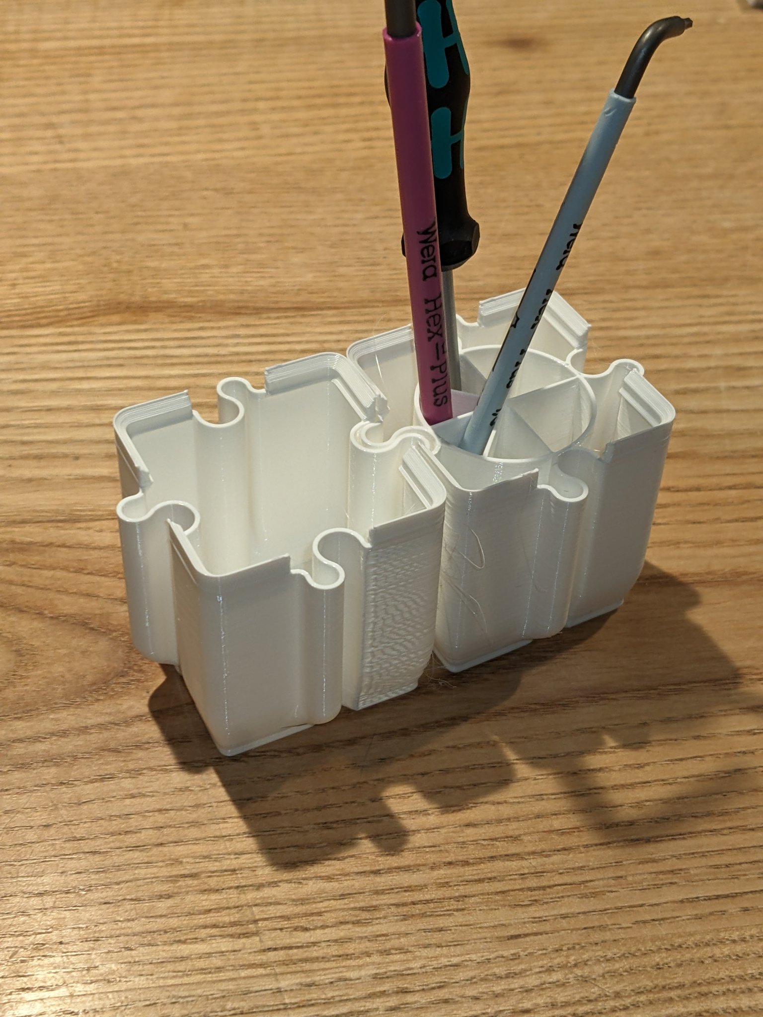 Hộp Đựng Đồ Lồng Ghép "Puzzled Gridfinity"