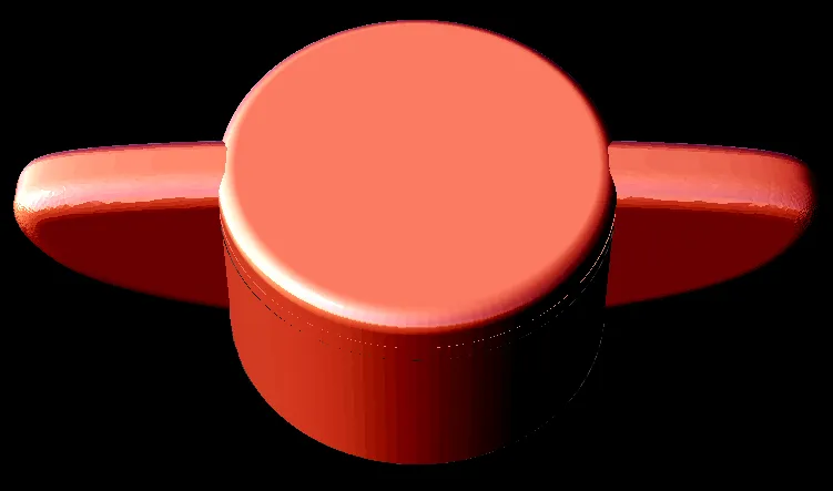 Tiêu đề Núm điều chỉnh tinh chỉnh ngón tay cái có cánh V2 Tóm