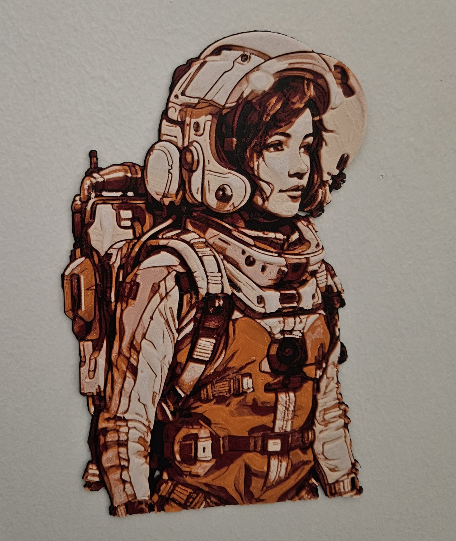 Phụ nữ mặc bộ đồ du hành vũ trụ Huforge