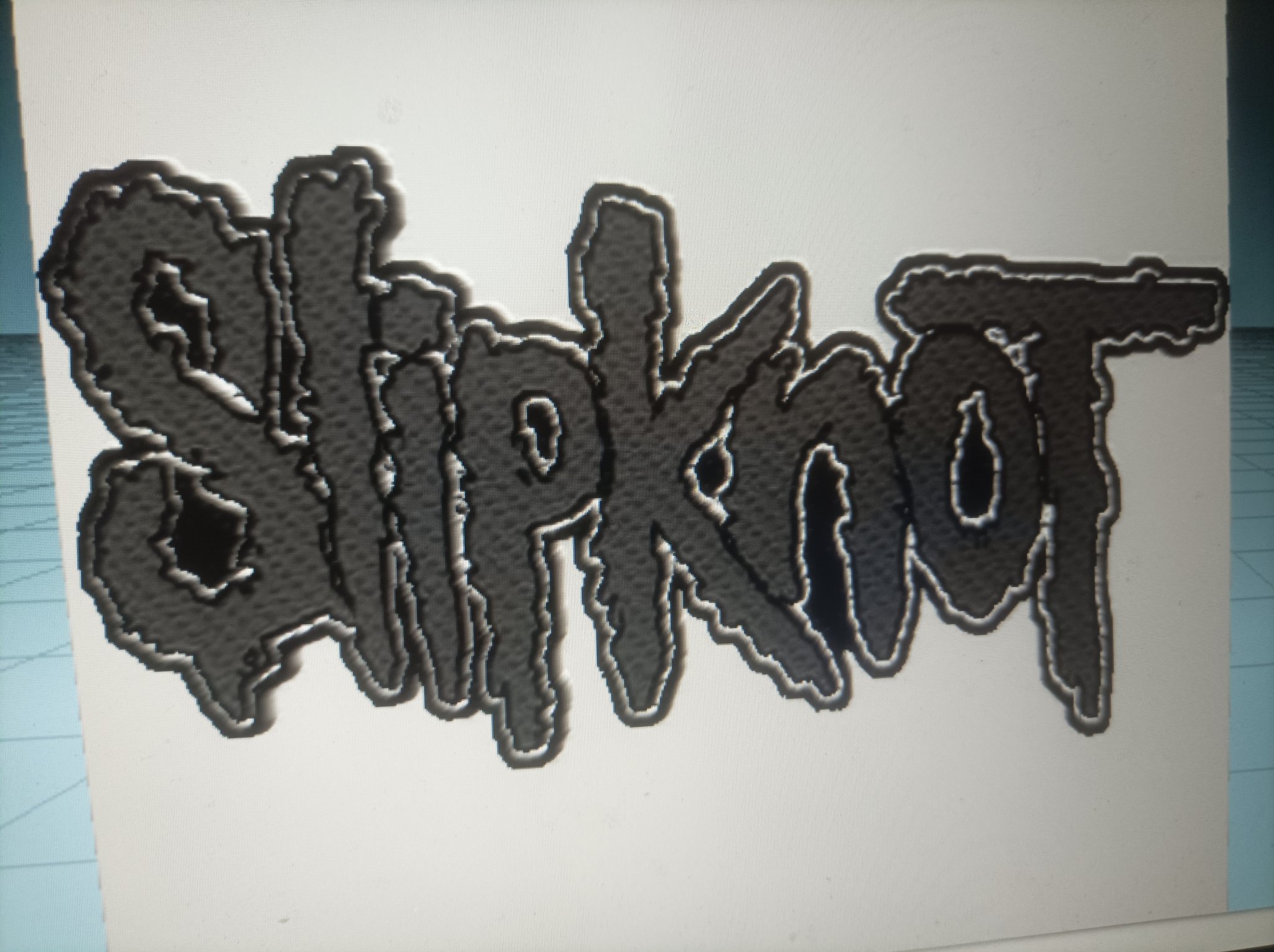 Tiêu đề SLIPKNOT - Lithophane Tóm tắt Dây kim loại Lithophane Danh