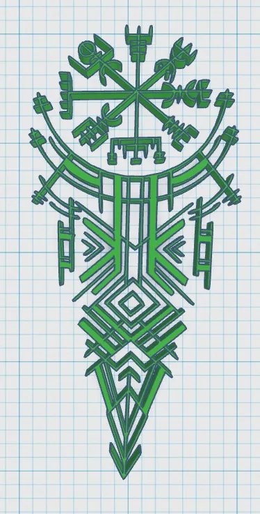 Thẻ Bài Chó Viking / Norse 12