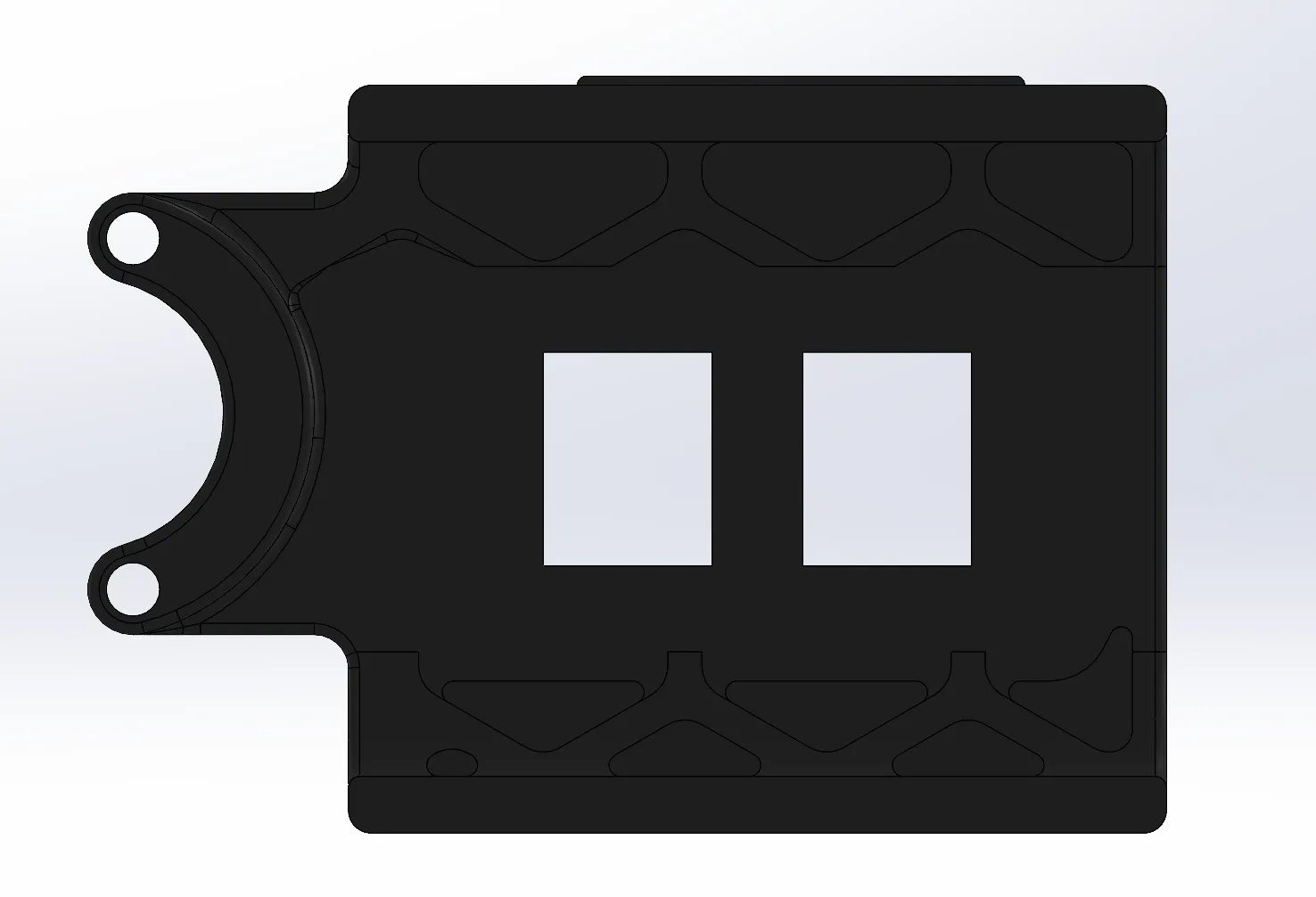 Voron 2.4r2 keystone panel Z-mod