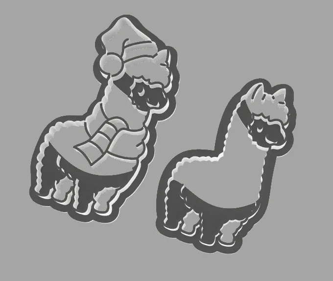 Lama cookie cutter