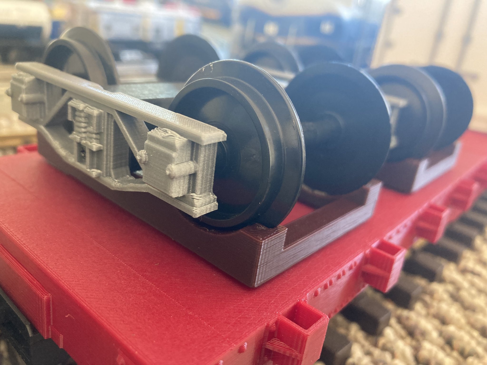 G-Scale 1:29 Dollie Cho Khung Xe Tải Kèm Bánh Xe Nhựa