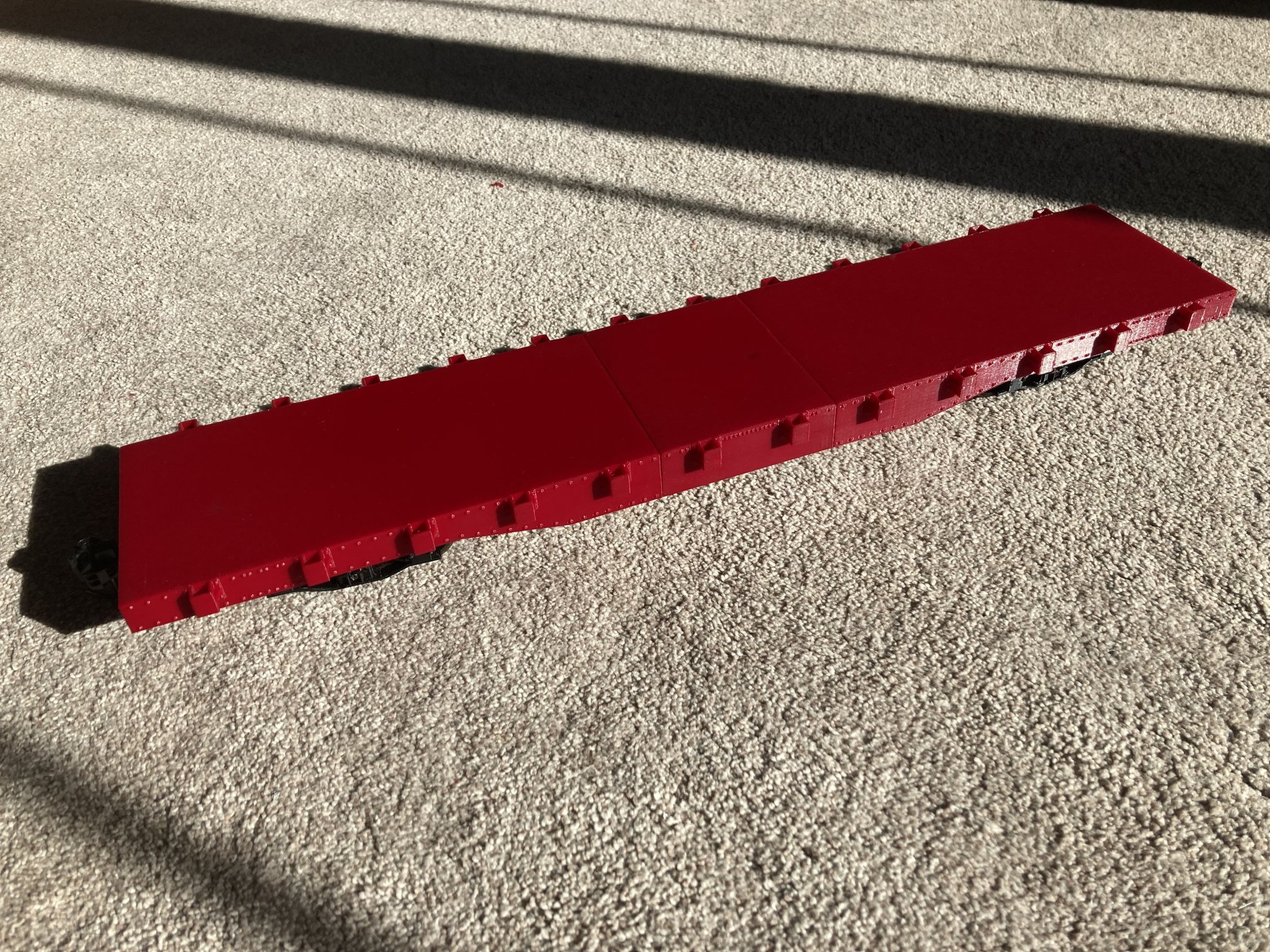 Tàu G-Scale 1:29 Dài 48' Có Giá Đỡ Khớp Nối Gắn Thân