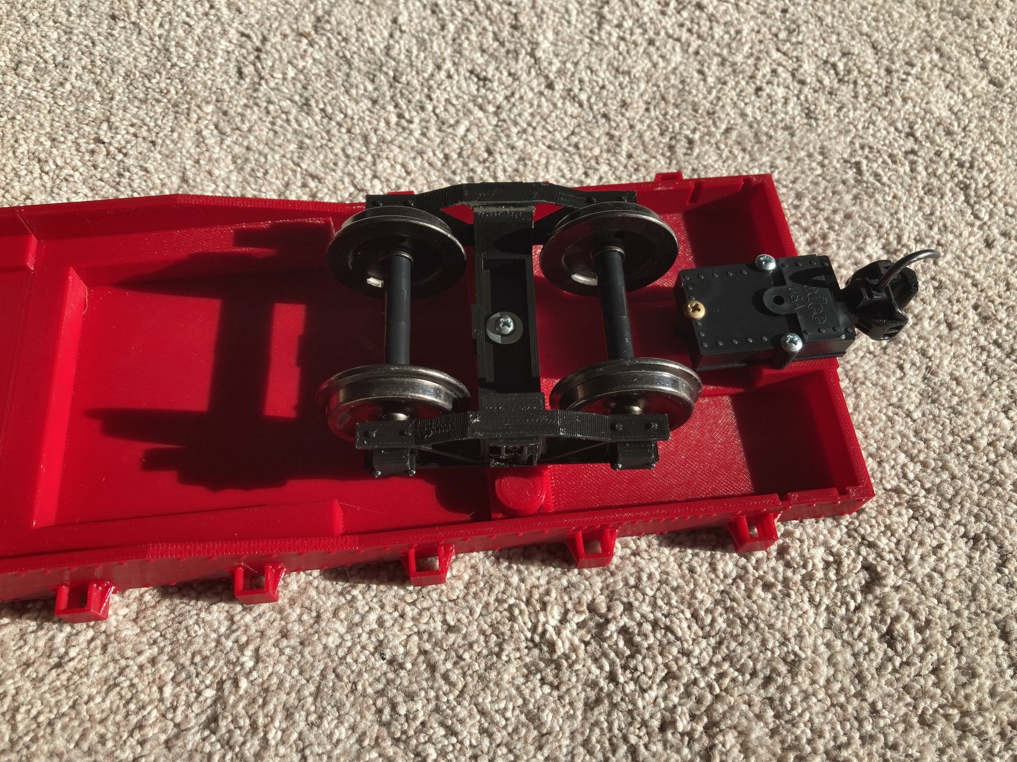 Tàu G-Scale 1:29 Dài 48' Có Giá Đỡ Khớp Nối Gắn Thân