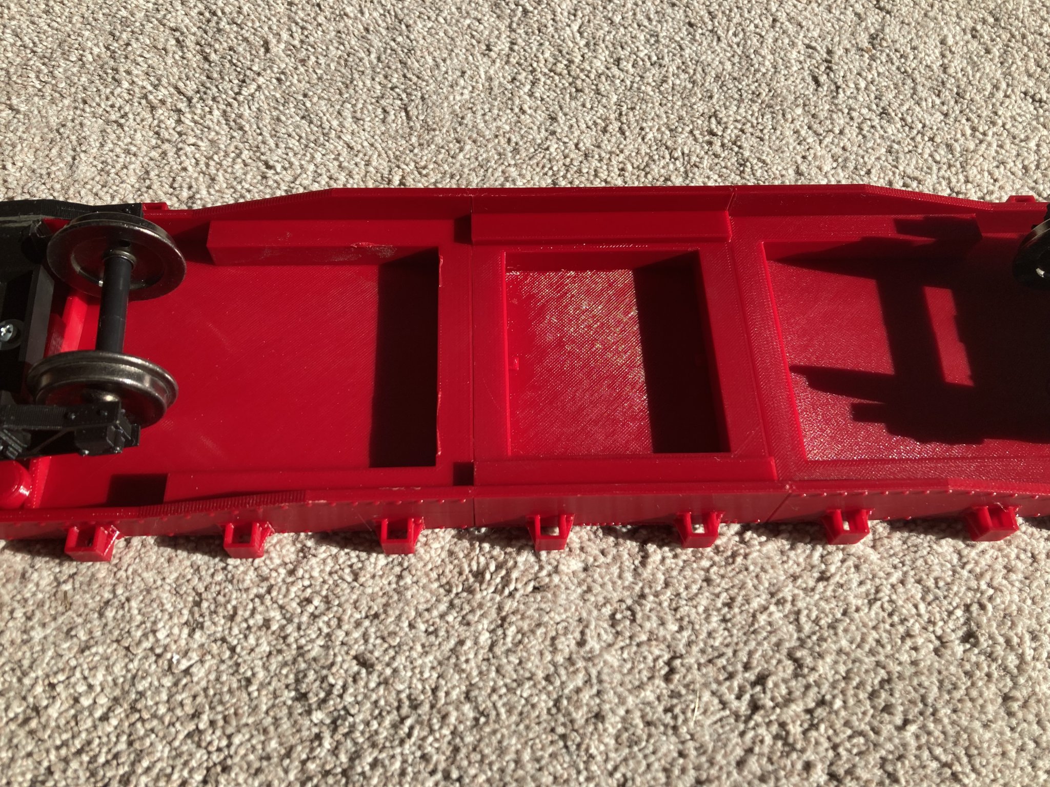 Tàu G-Scale 1:29 Dài 48' Có Giá Đỡ Khớp Nối Gắn Thân