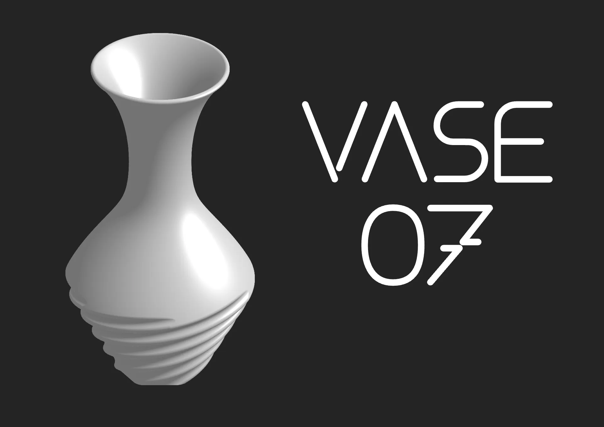 Tiêu đề Váza 07 - Screwka Tóm tắt Okrasná vázička spodní část