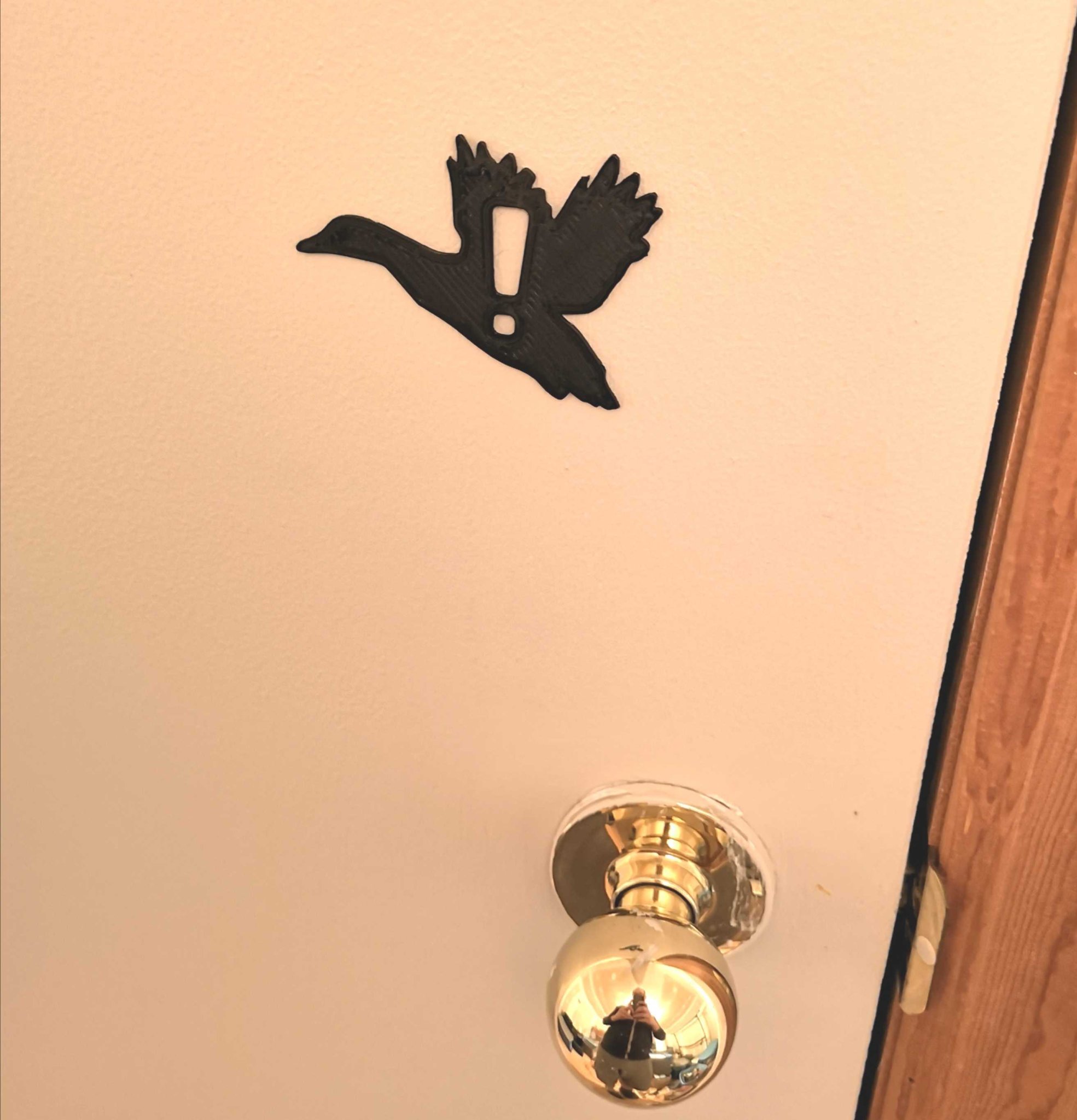 Biển Báo "CÚI XUỐNG!"