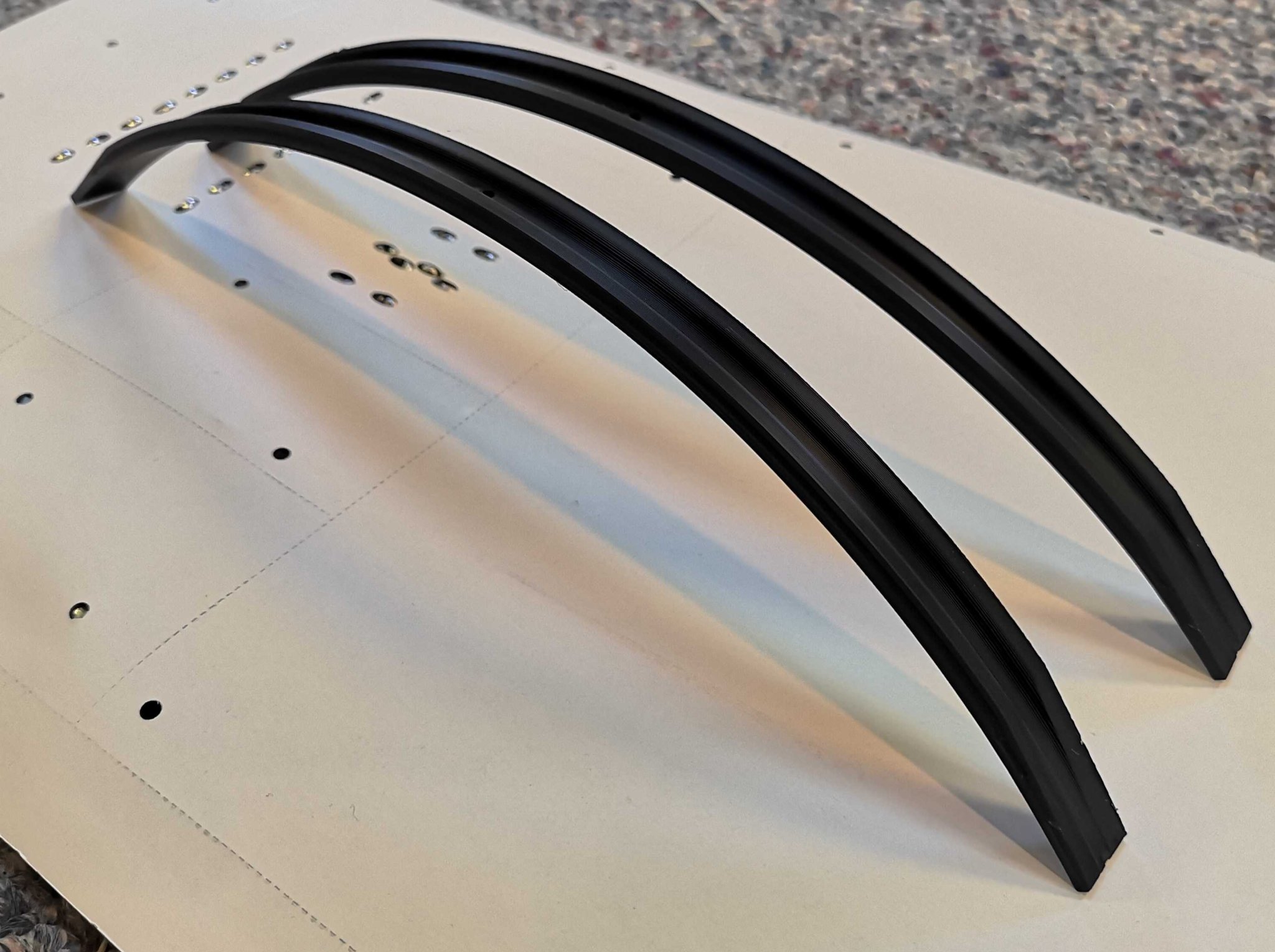 Drywall 90 degree curved/fillet ceiling support boning rib