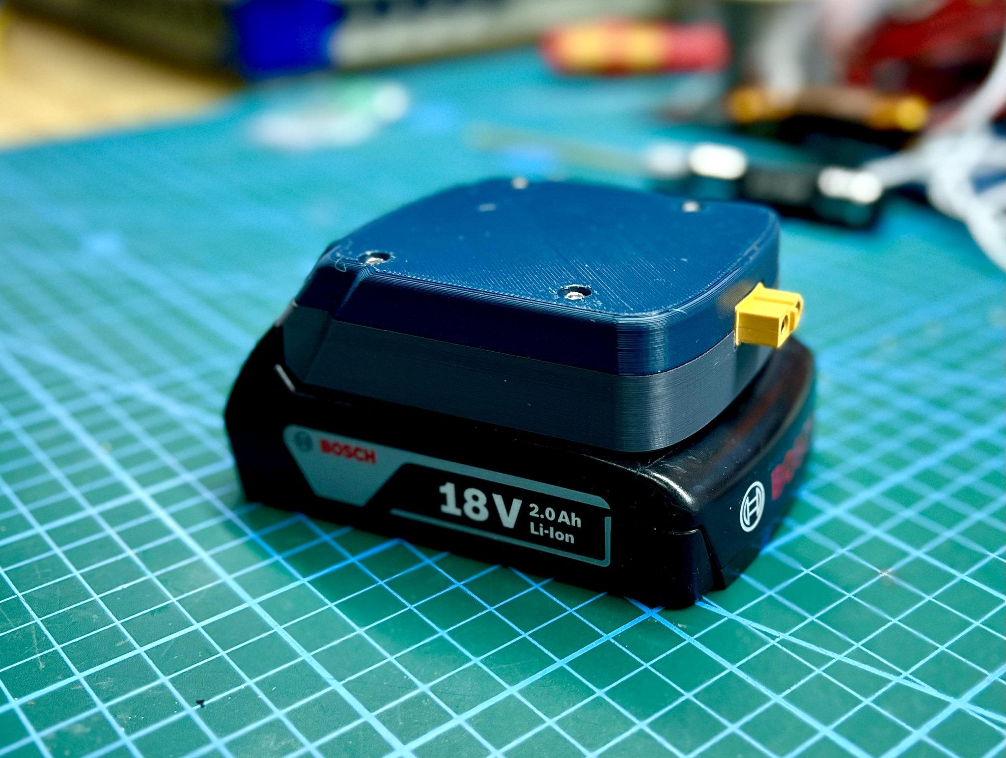 Bộ Chuyển Đổi Pin Bosch 18V sang XT60 - Có CAD