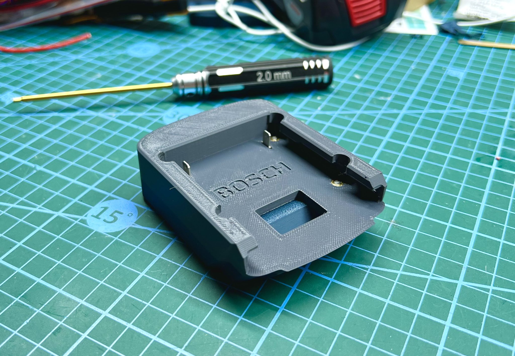 Bộ Chuyển Đổi Pin Bosch 18V sang XT60 - Có CAD