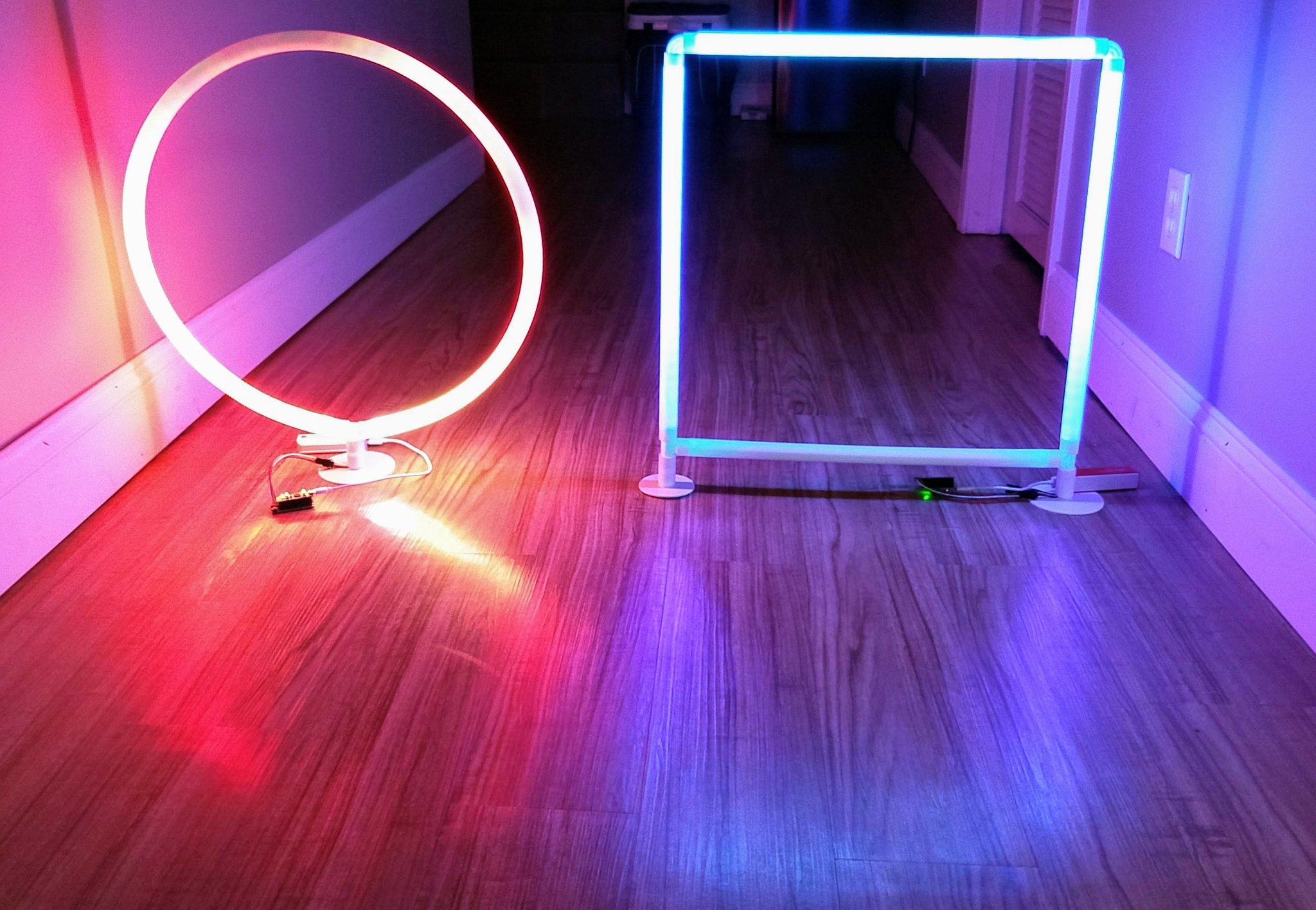 RGB LED Indoor FPV Micro Quadrotor Race Gate