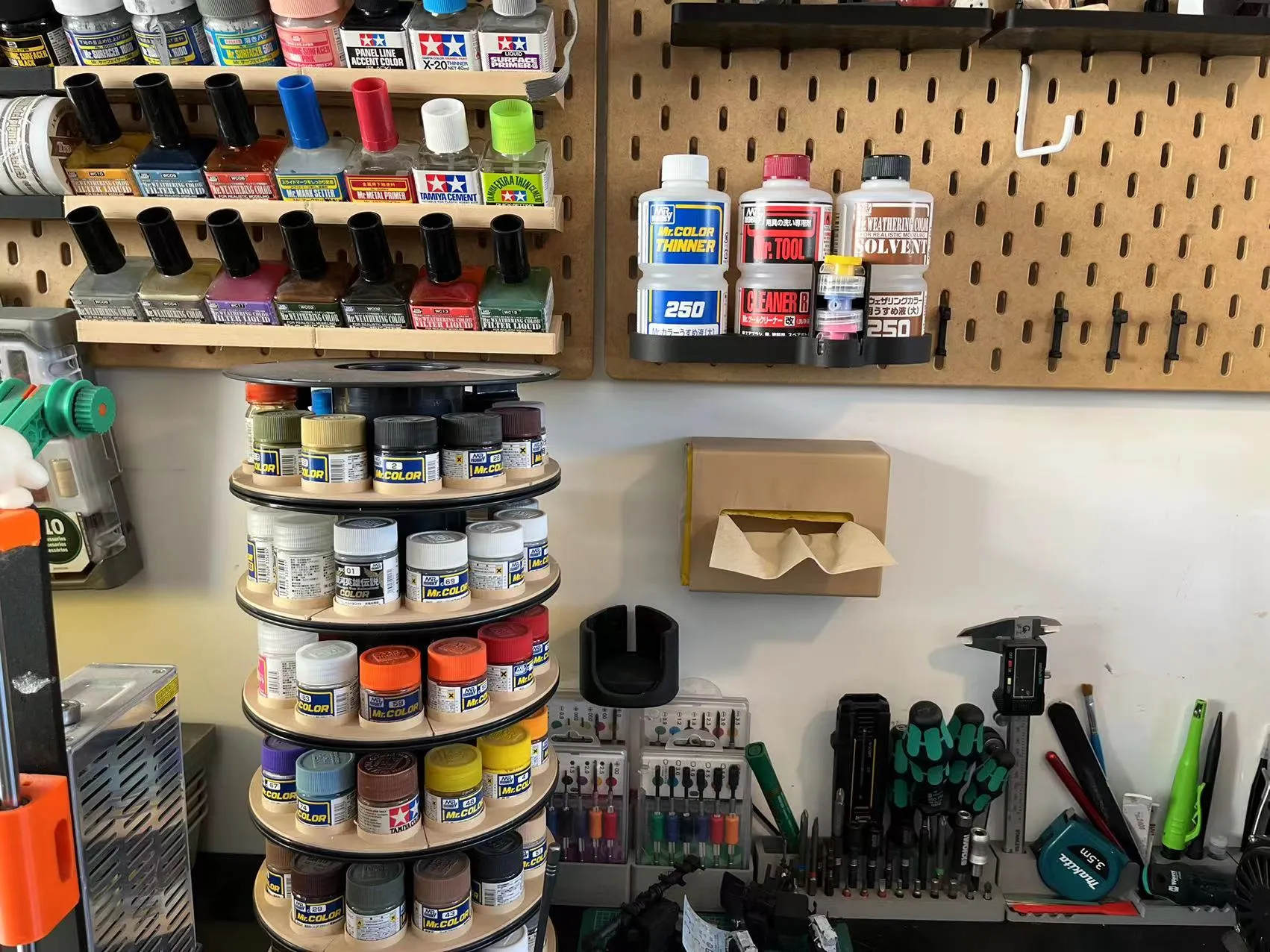 Mr.color 250ml bottle skadis holder