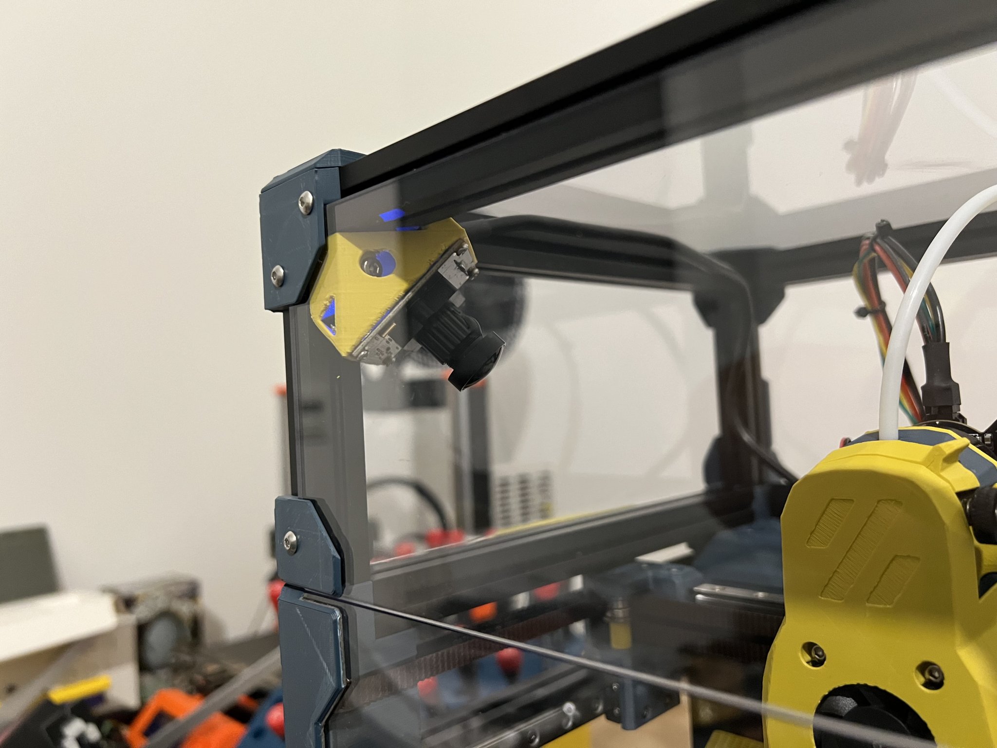 Voron 0.2 tophat corner camera mount
