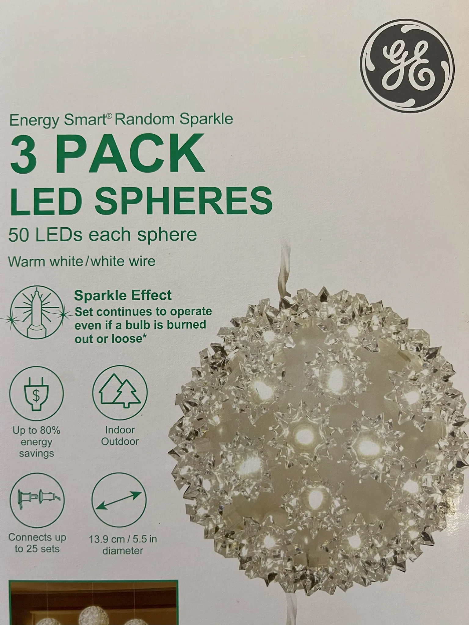 Kẹp Sửa Đèn GE LED Sphere