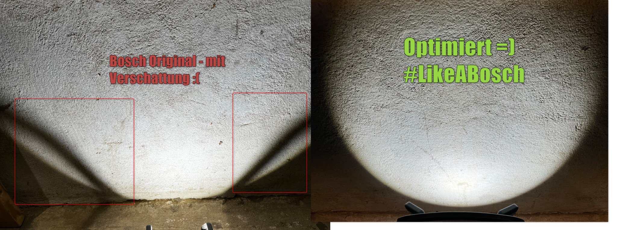 Tiêu đề Bosch GLI 18V-4000C Không chặn ánh sáng-Tay cầm cho