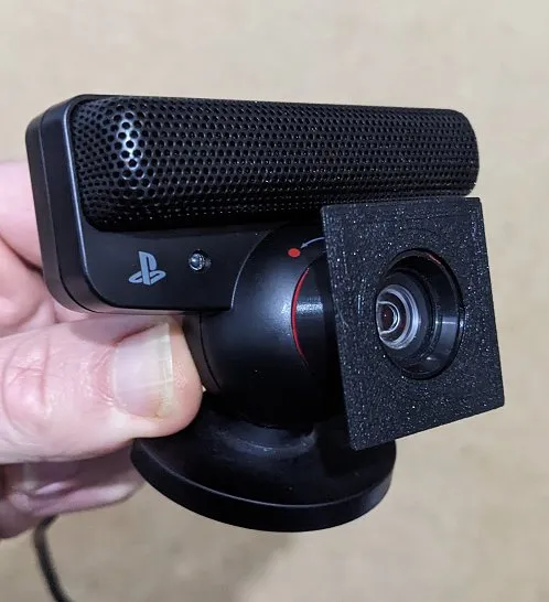 PS3 Eye filter mount for IR headtracking