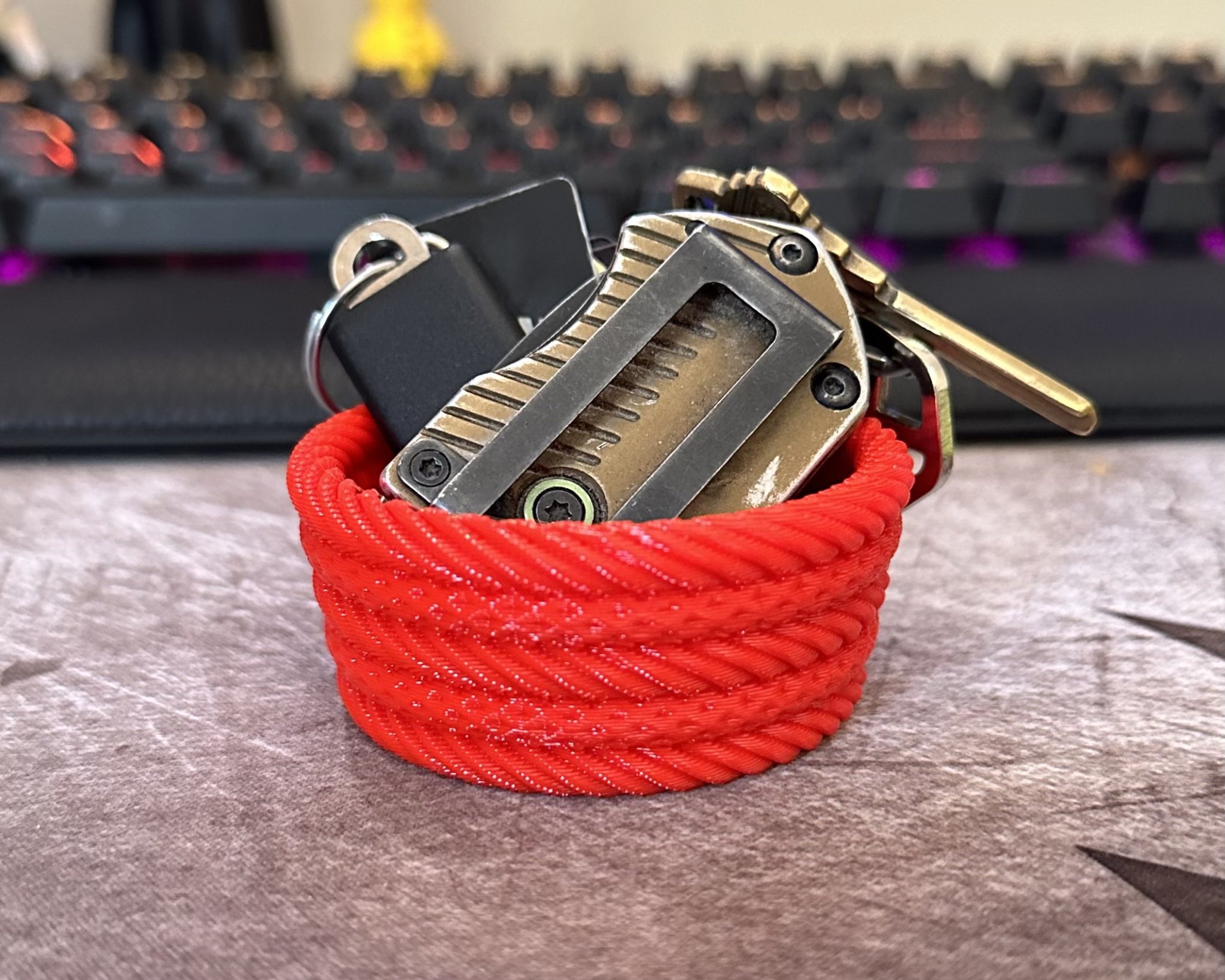 Tiêu đề Rope Bowl Được thiết kế lại để in 3D Tóm tắt Đ