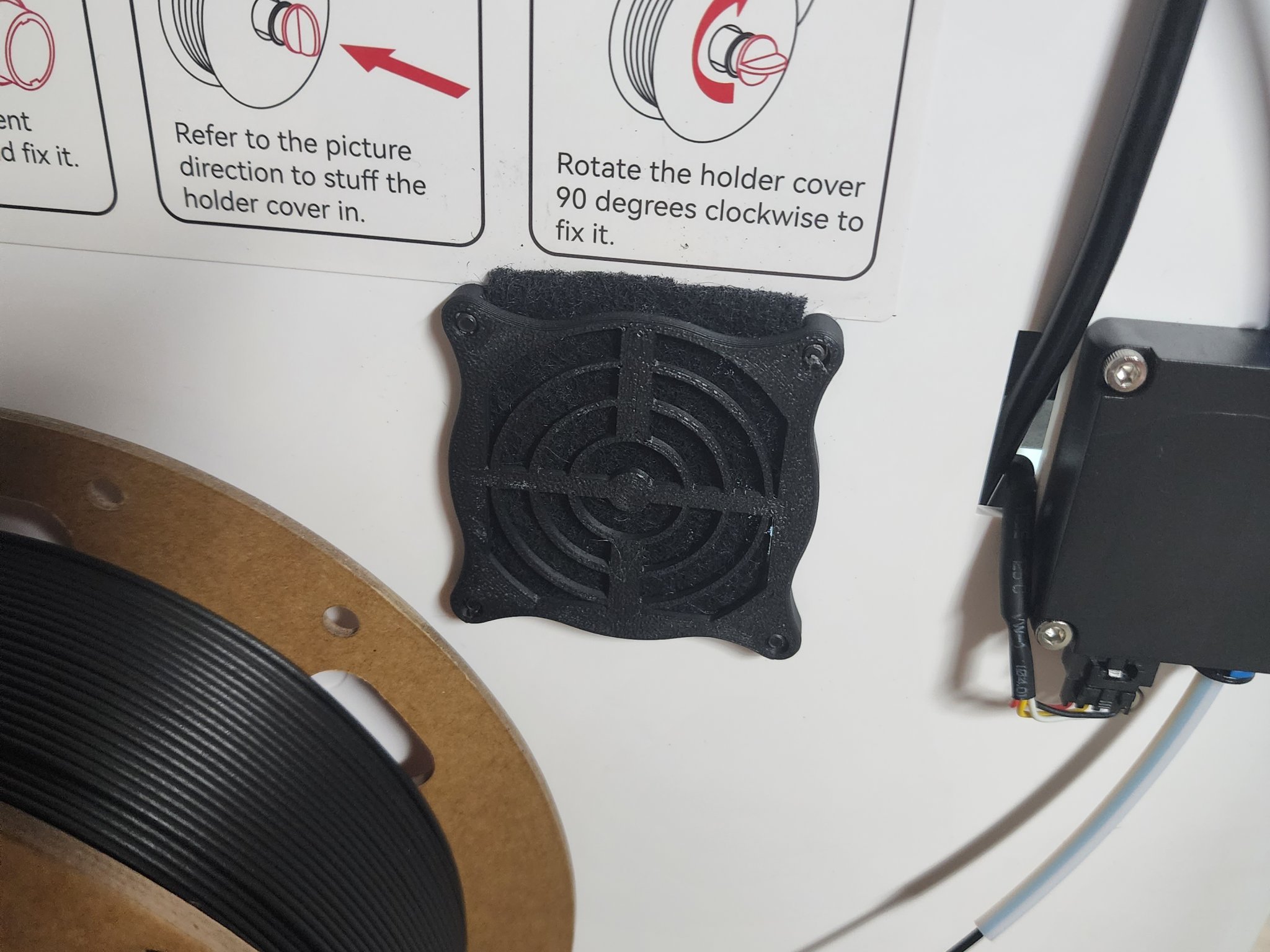 Tiêu đề Tấm che quạt carbon Qidi xSmart3 Tóm tắt Chỉ cần một