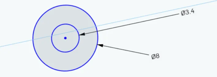 Vòng đệm M3 đường kính ngoài 8mm