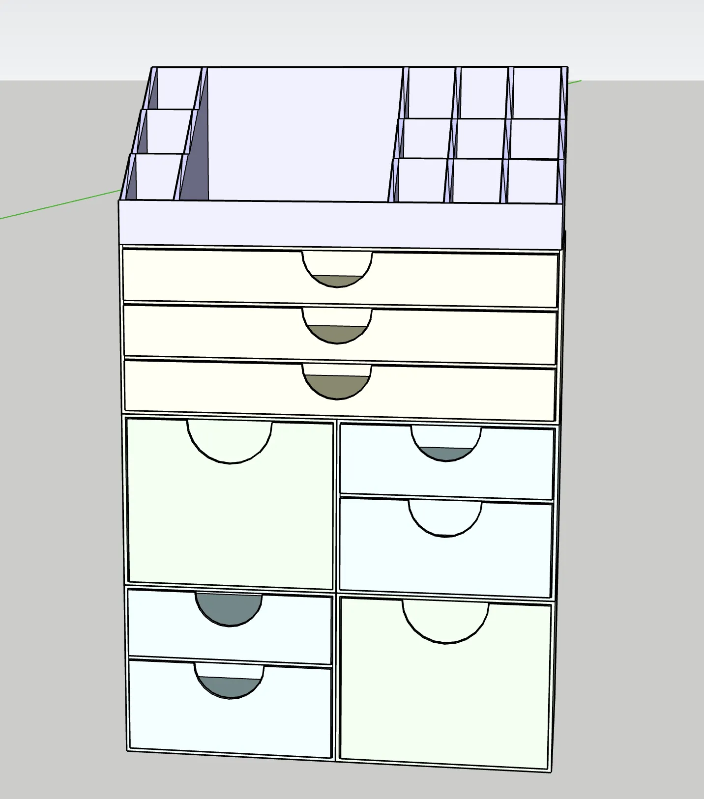 Tiêu đề ORGANIZZATORE GT133 Tóm tắt Organizzatore di trucchi con 15 c
