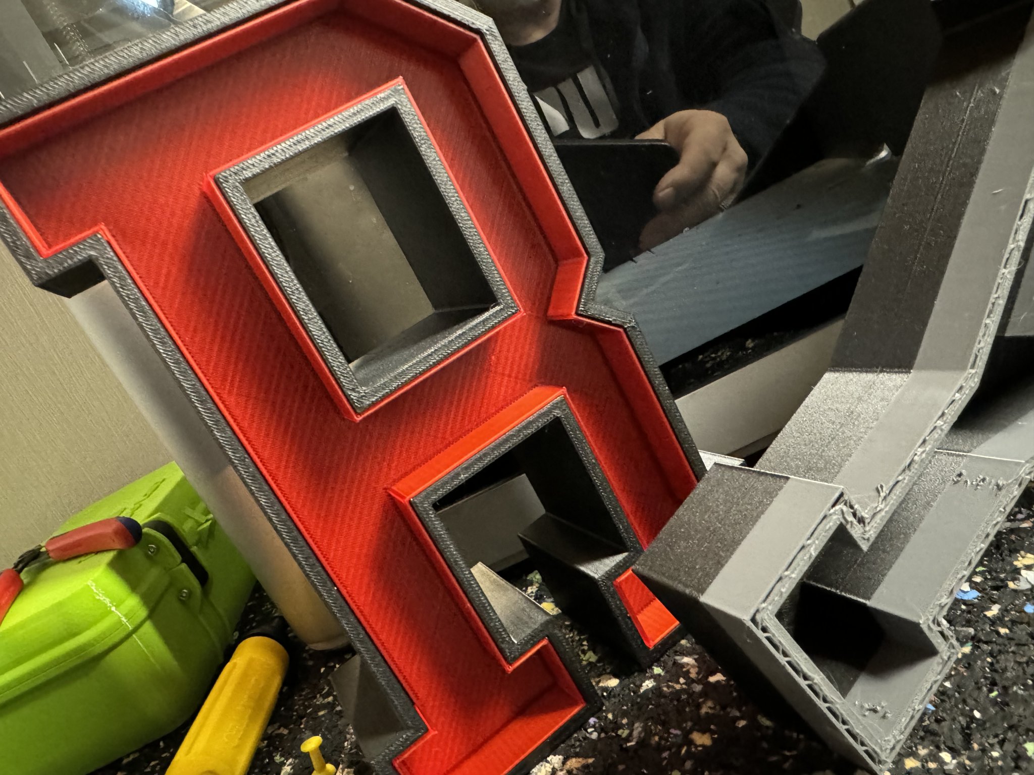 Bộ Chữ Cái RYKO Phong Cách College Cho Đèn LED