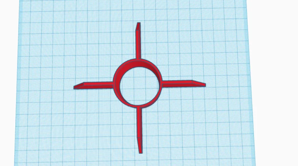 Vây cánh cho tên lửa mô hình đường kính 3,3cm