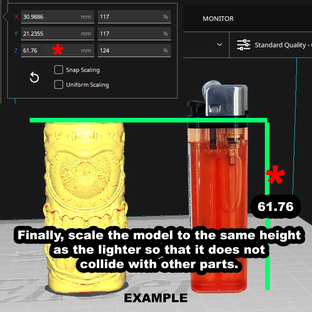 Vỏ Bật Lửa Hình Quái Vật