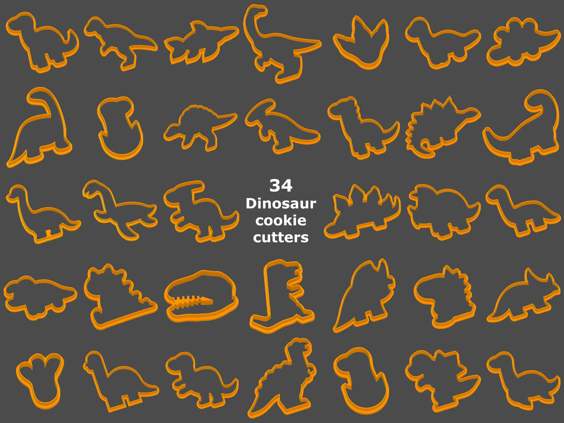 Tiêu đề 34 Máy cắtcắt bánh quy khủng long Dinosaurus vykrajovát