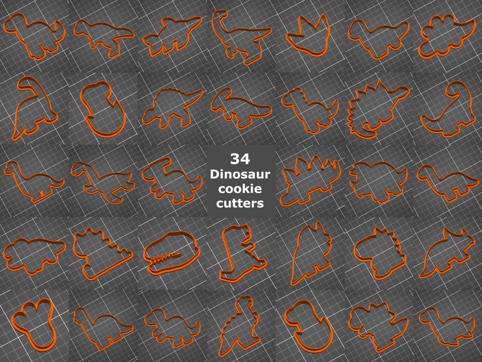 Tiêu đề 34 Máy cắtcắt bánh quy khủng long Dinosaurus vykrajovát