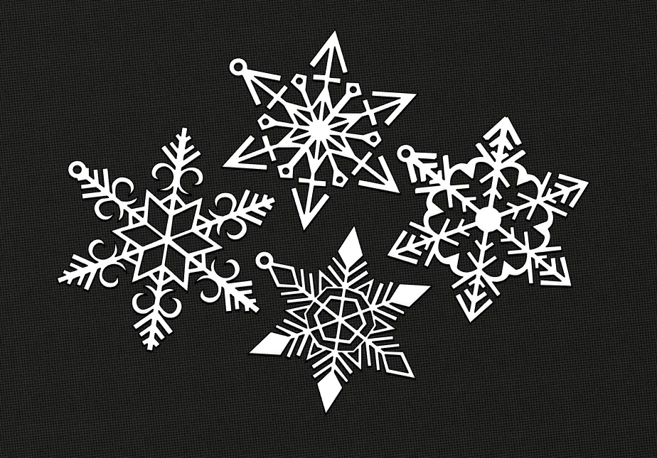 hanging snowflake collection