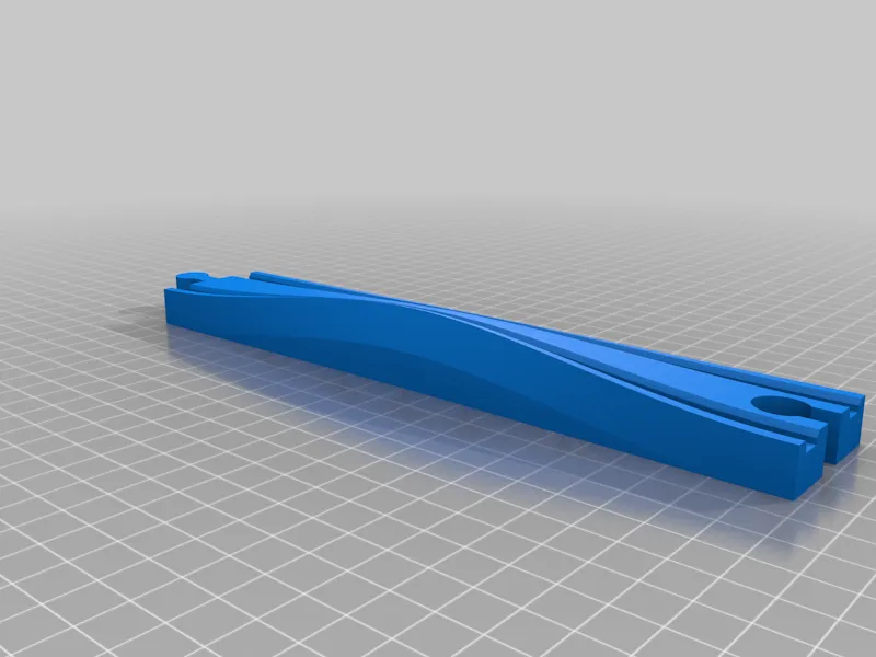 Đường ray tàu gỗ - Nghiêng 15 độ