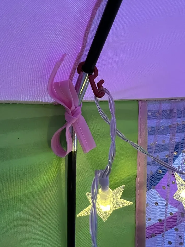 Tiêu đề Clip nhẹ lều chơi Tổng hợp Kẹp dây đèn treo trong l