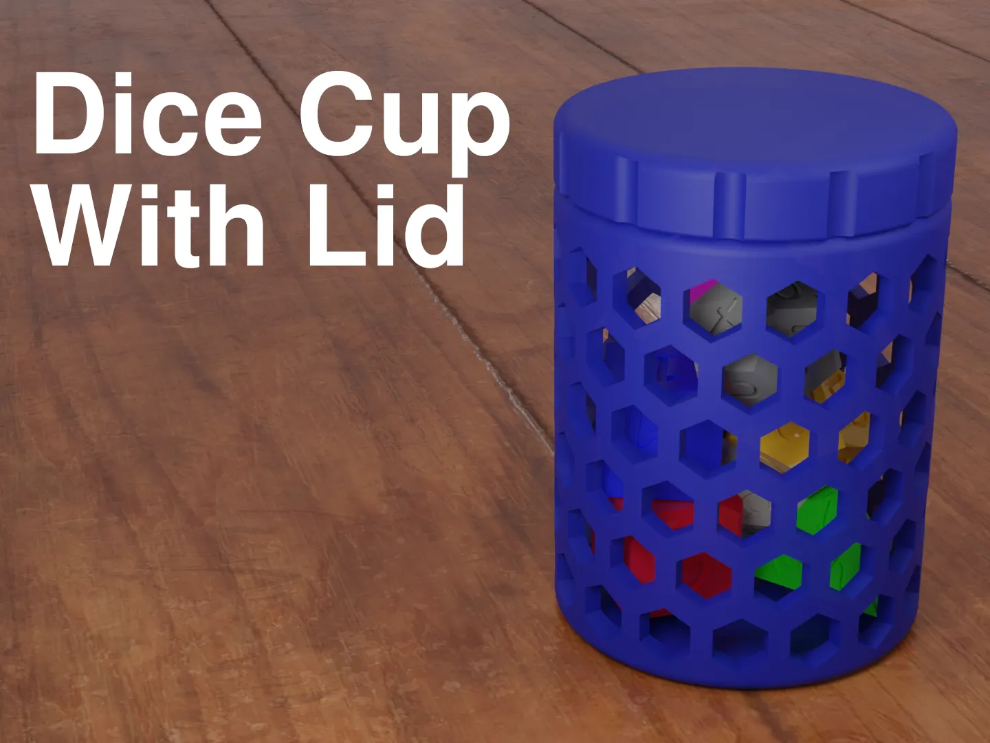 Dice Cup with Lid