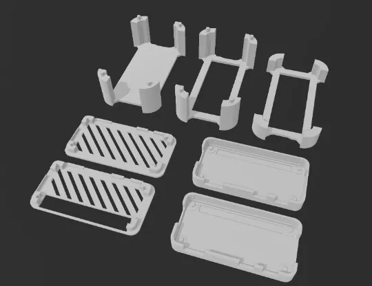 Raspberry Pi Zero 2 housing with Rack