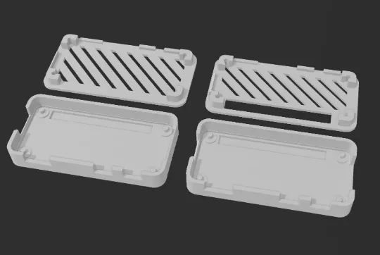 Raspberry Pi Zero 2 housing with Rack