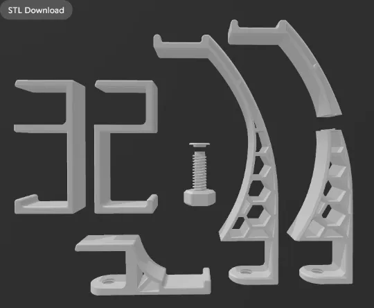 Headset Table Mount Set