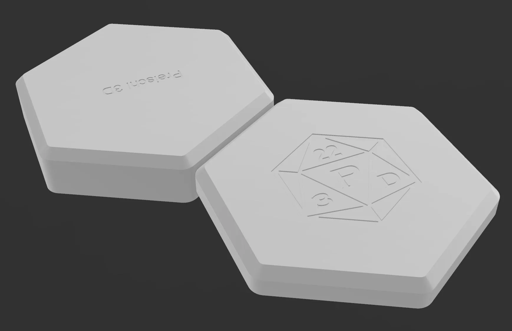 Hộp Đựng Xúc Xắc Lục Giác Có Khe Cắm Nam Châm